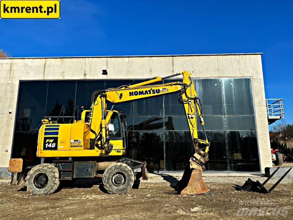 Komatsu PW 148 Lastik tekerli ekskavatörler
