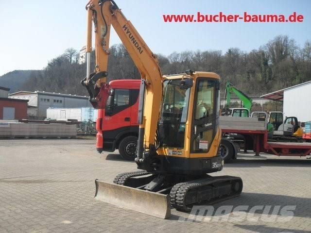 Hyundai Robex 35 Z-9 Mini ekskavatörler, 7 tona dek