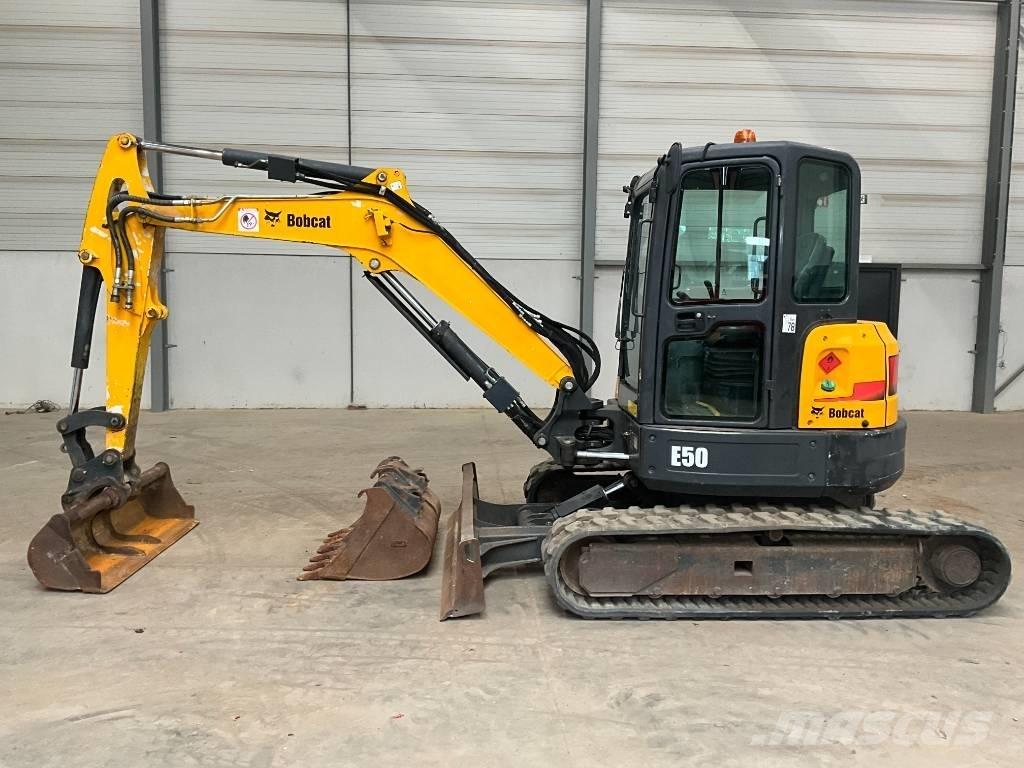 Bobcat E 50 EM Mini ekskavatörler, 7 tona dek