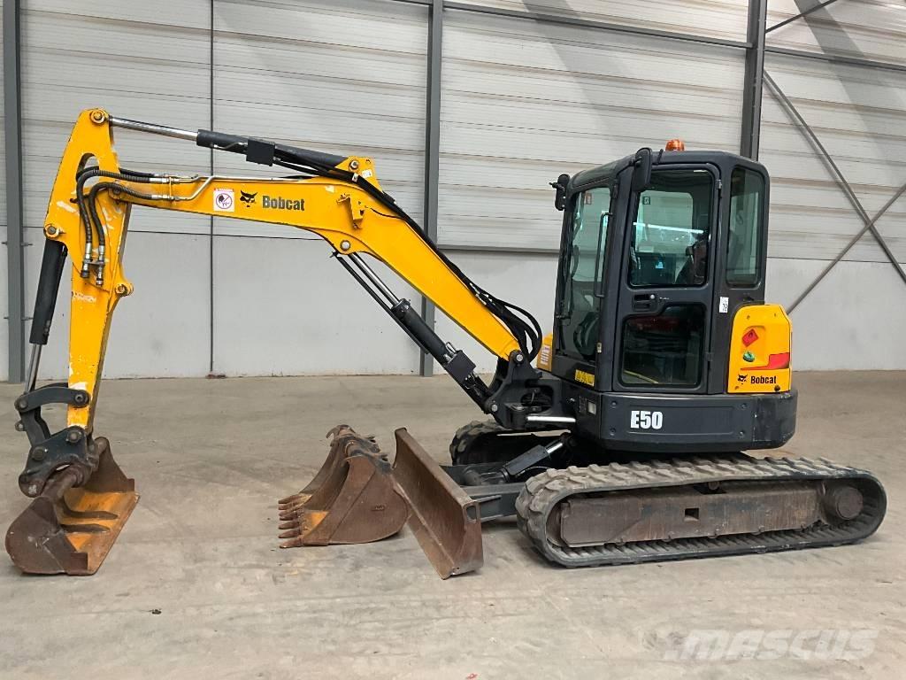 Bobcat E 50 EM Mini ekskavatörler, 7 tona dek