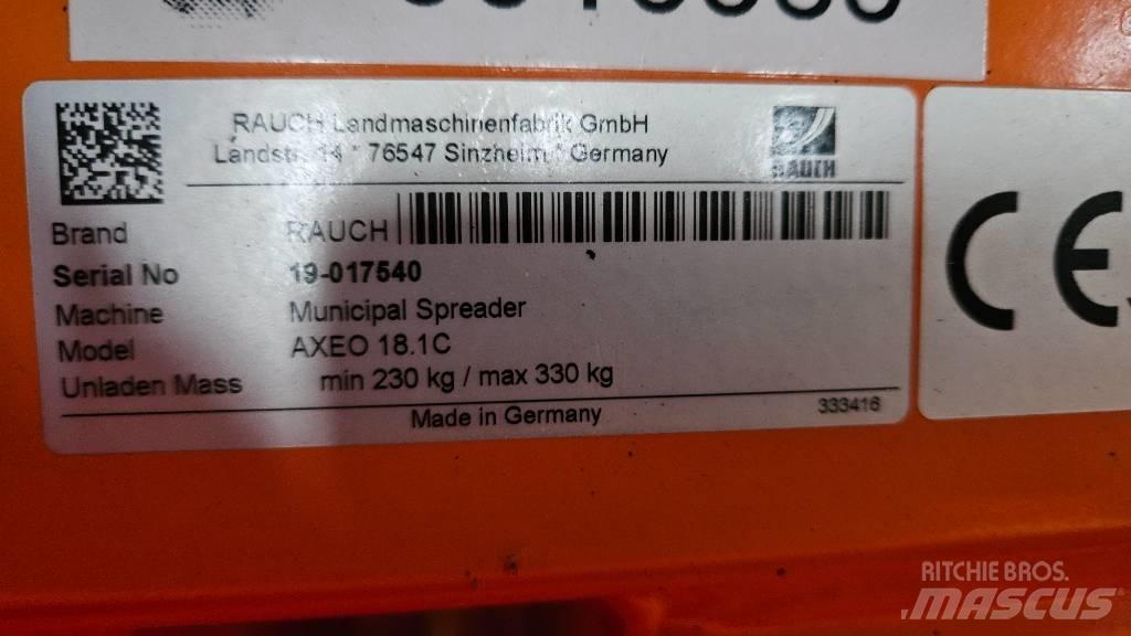 Rauch Axeo 18.1C Kum ve tuz serpiciler