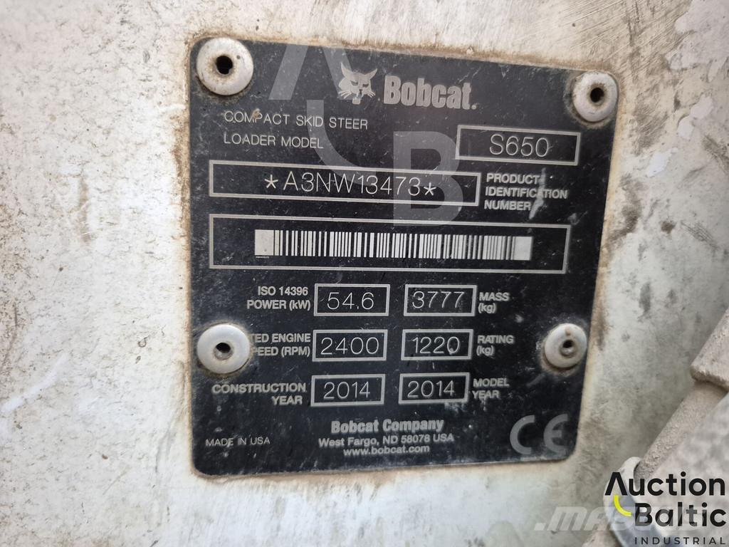 Bobcat S 650 Skid steer loderler