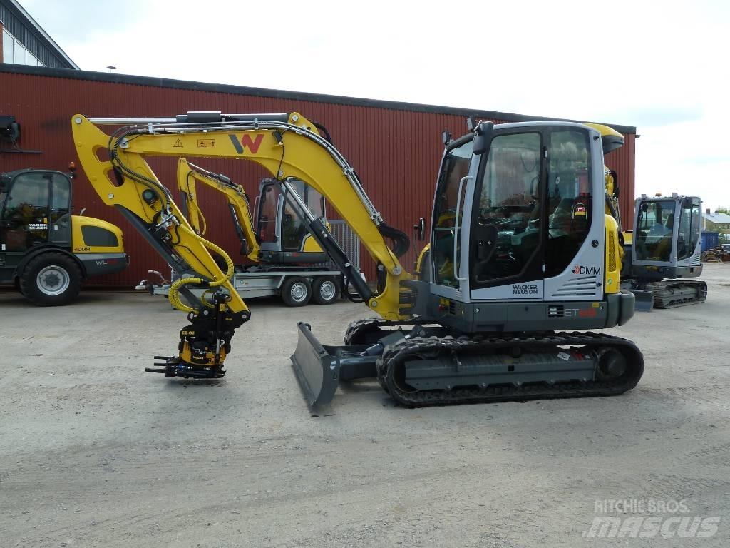 Wacker Neuson ET65 Mini ekskavatörler, 7 tona dek