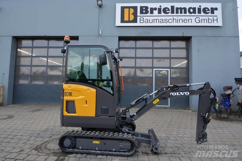 Volvo EC 18 E Mini ekskavatörler, 7 tona dek