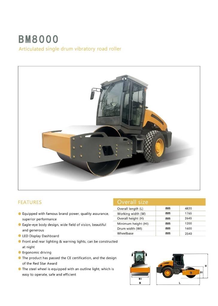  SDBM BM8000 Tek tamburlu silindirler