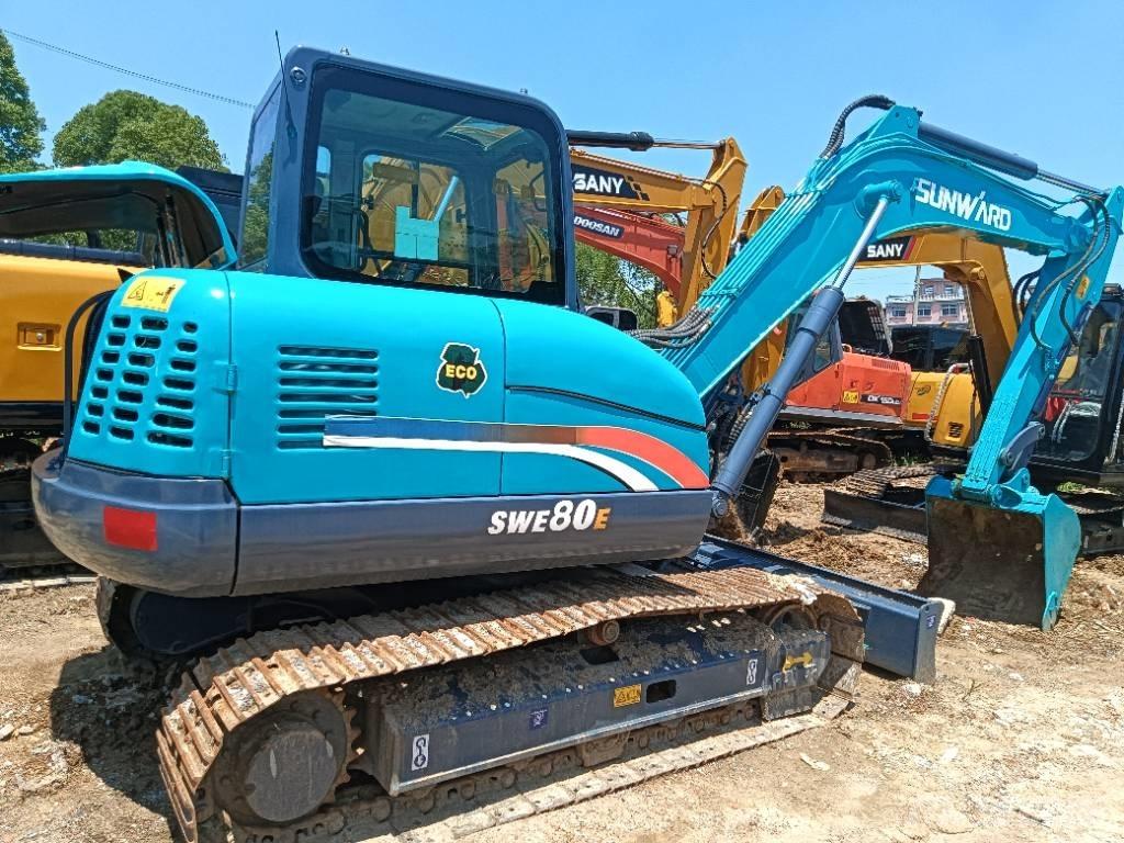 Sunward SWE80E Mini ekskavatörler, 7 tona dek