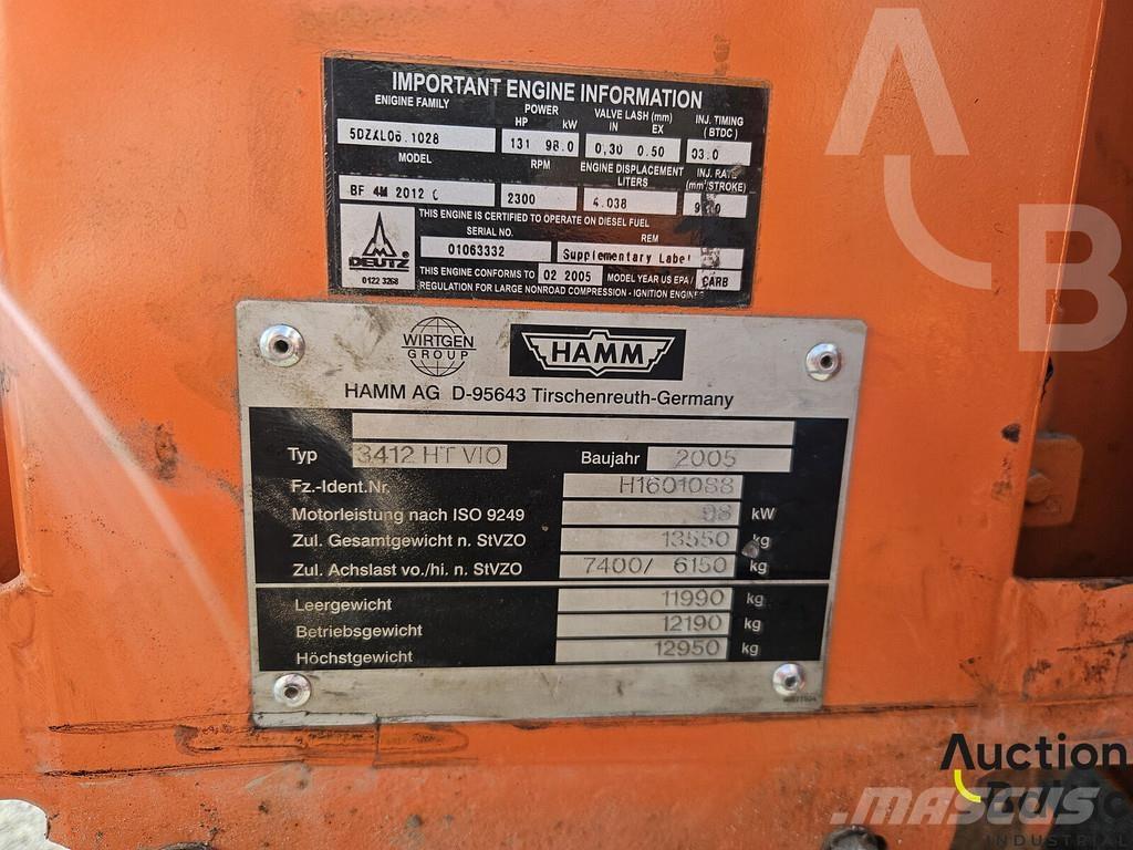 Hamm 3412 HT Vio Diğer silindirler