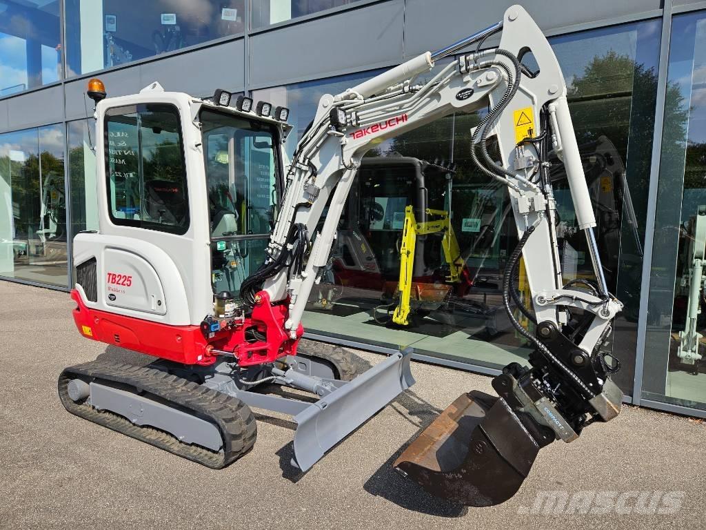 Takeuchi TB 225 Mini ekskavatörler, 7 tona dek
