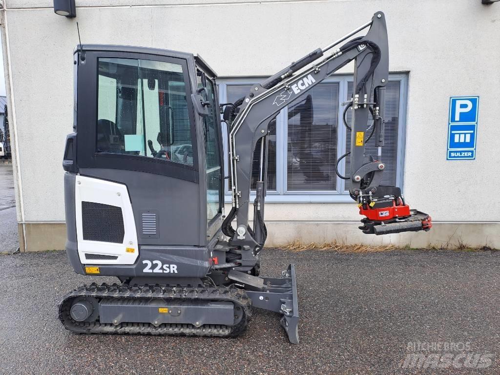 ECM 22 SR Mini ekskavatörler, 7 tona dek