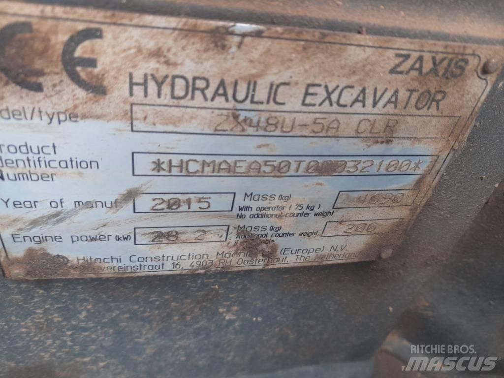 Hitachi ZX 40 Mini ekskavatörler, 7 tona dek