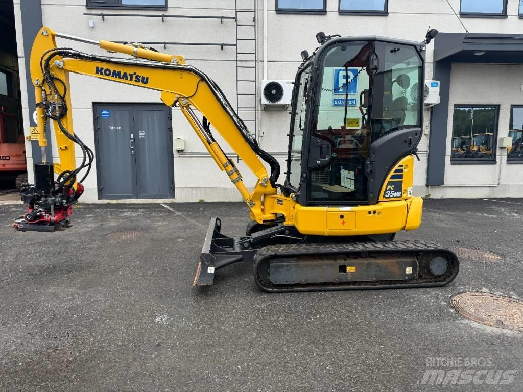 Komatsu PC 35 MR-5 Mini ekskavatörler, 7 tona dek