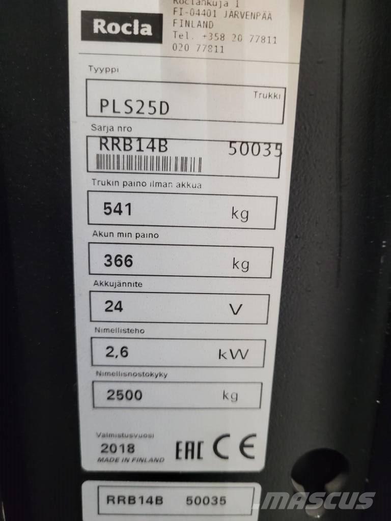 Rocla PLS25D Düsük seviye siparis toplayici