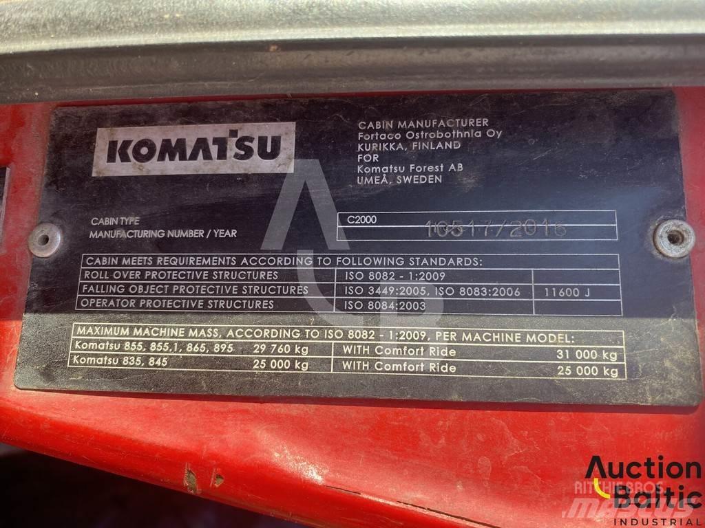 Komatsu 895 Tomruk yükleyici traktörler