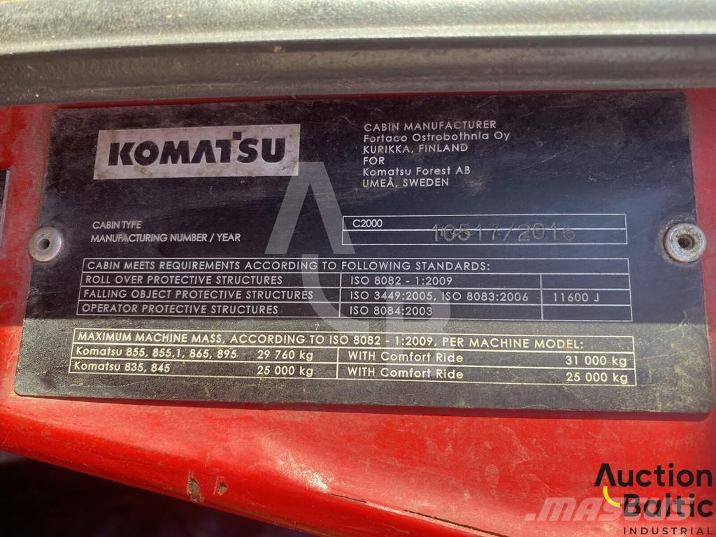 Komatsu 895 Tomruk yükleyici traktörler