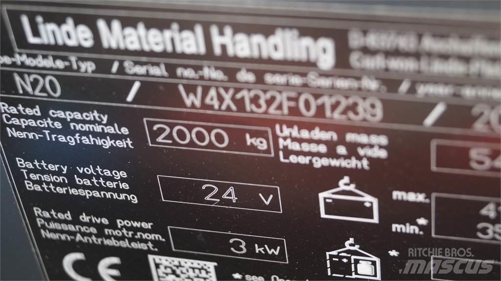 Linde N20 kurz Düsük seviye siparis toplayici