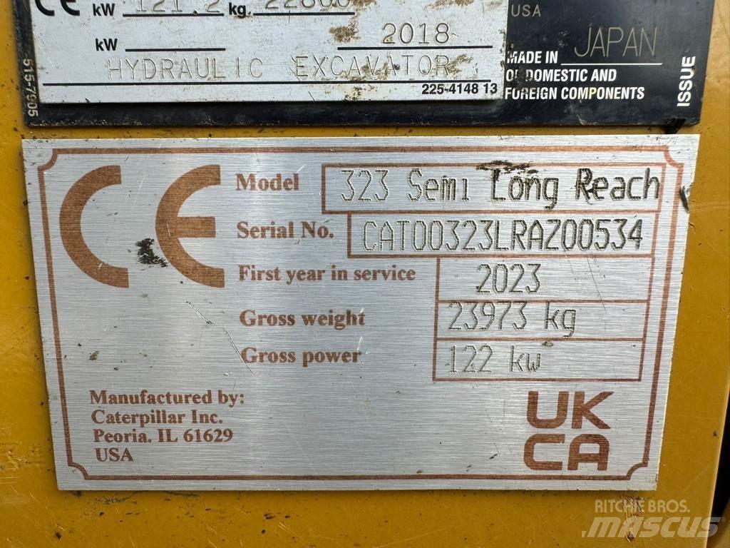 CAT 323 Paletli ekskavatörler