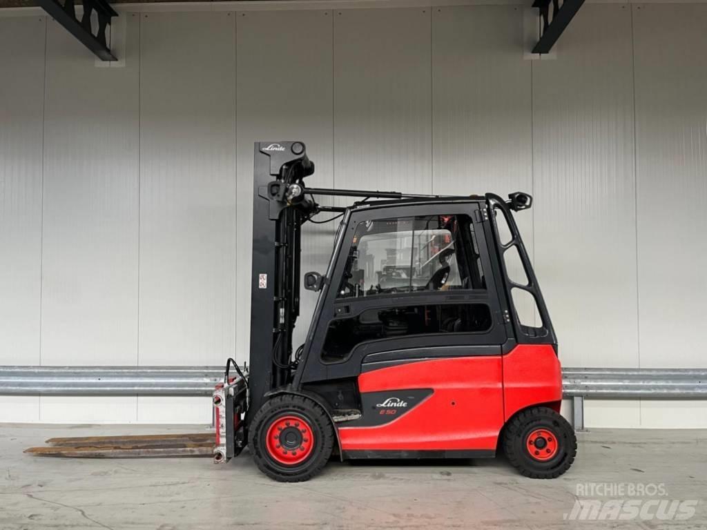 Linde E 50 Elektrikli forkliftler