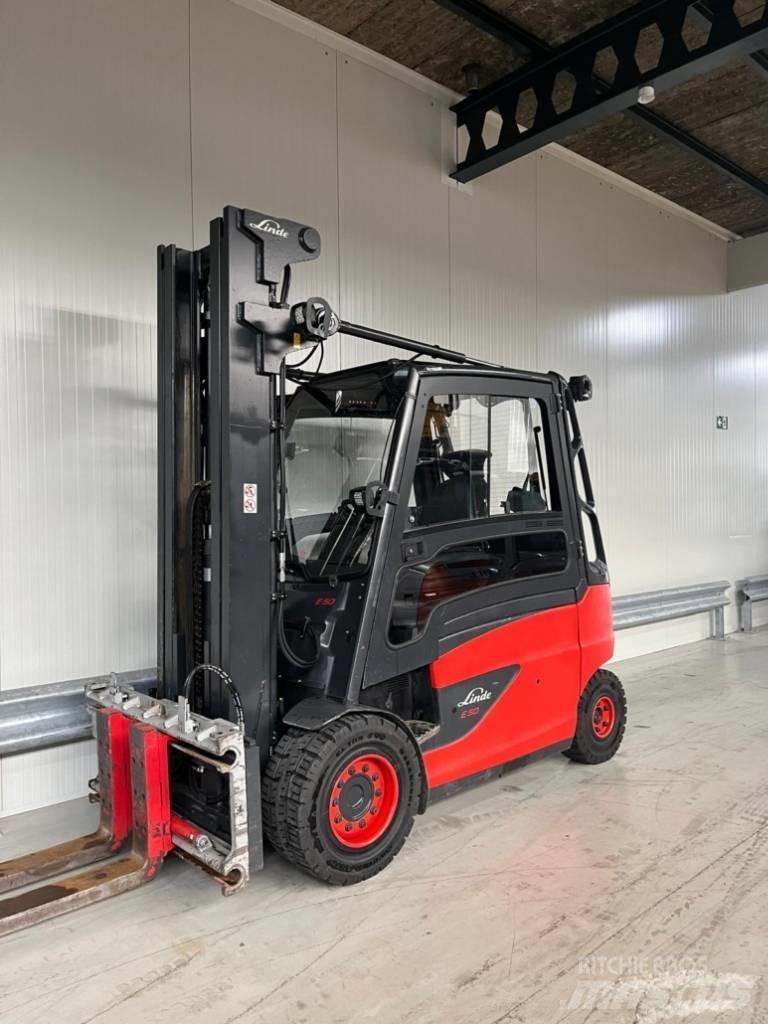 Linde E 50 Elektrikli forkliftler