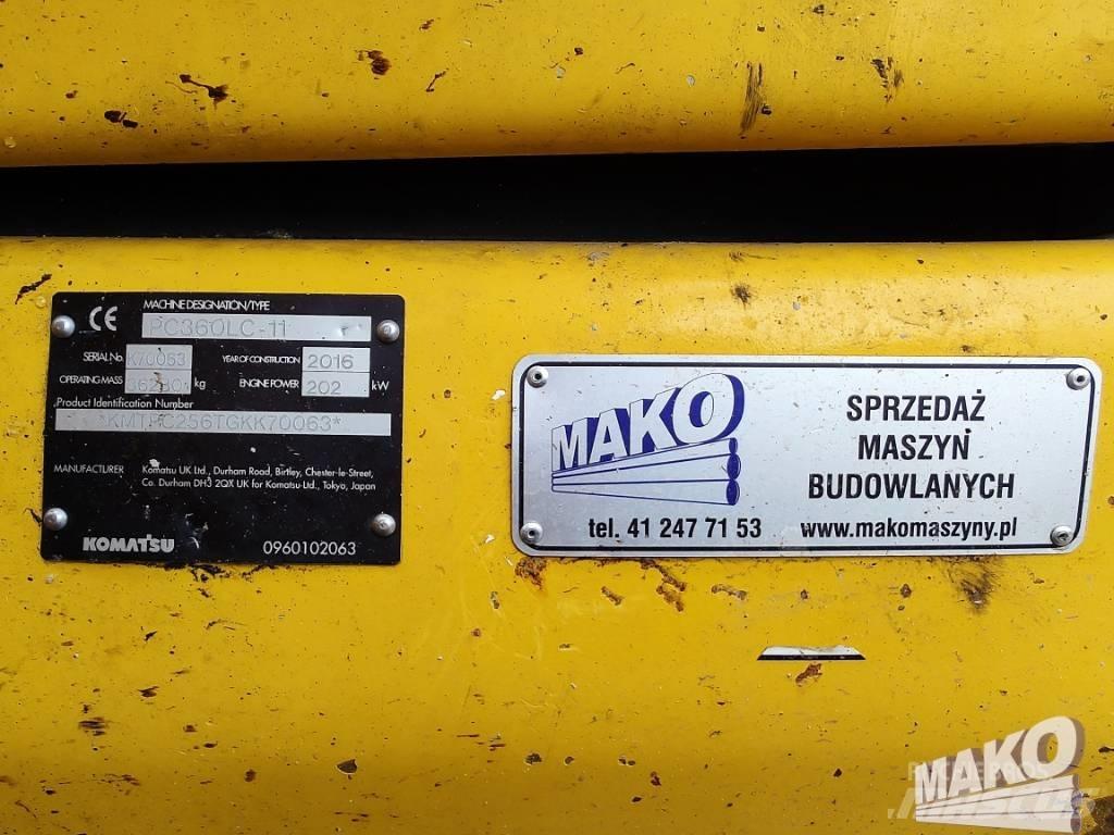 Komatsu PC 360 LC-11 Paletli ekskavatörler