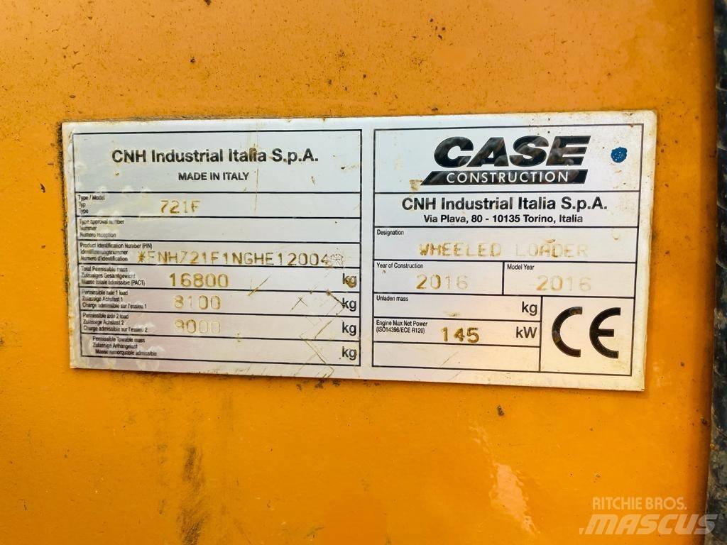 CASE 721 F Tekerlekli yükleyiciler