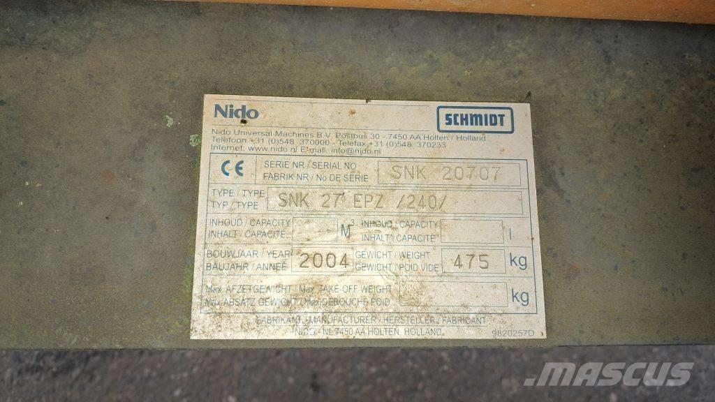 Nido SNK27 EPZ Kar küreme biçaklari