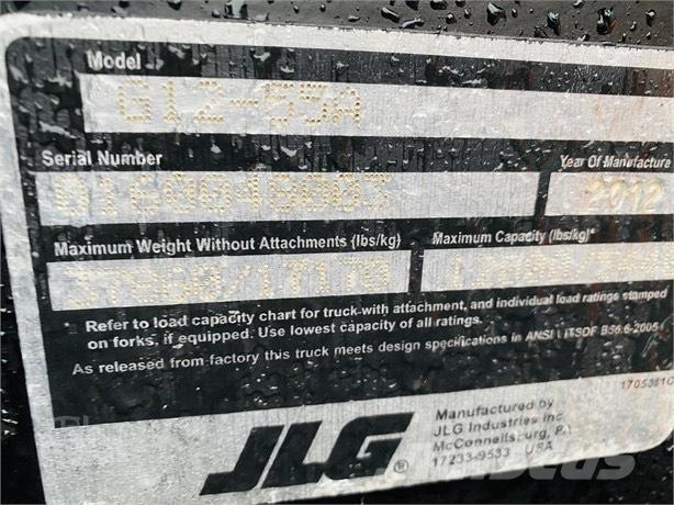 JLG G 12-55 A Teleskopik yükleyiciler