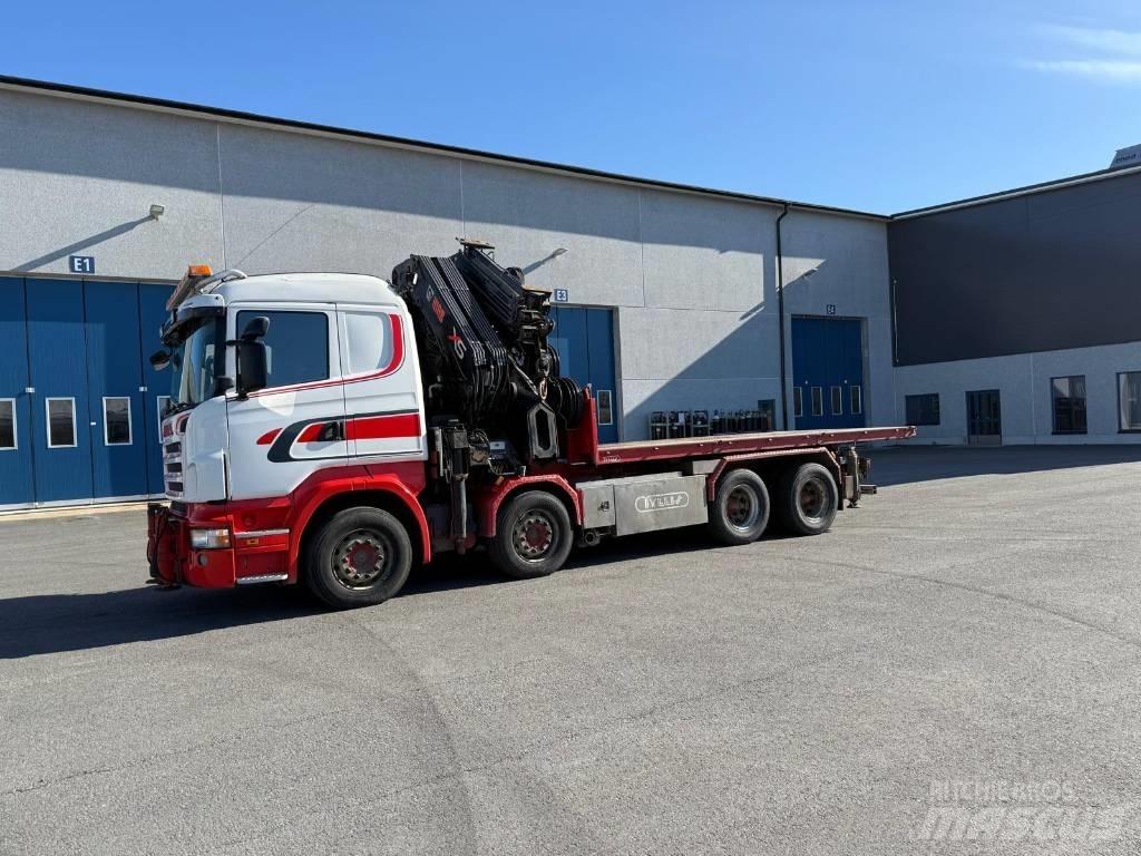 Scania R 480 Araç üzeri vinçler