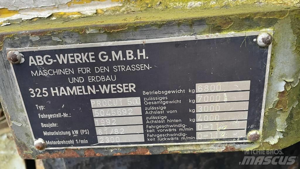 ABG Procut 500 Asfalt frezeleri