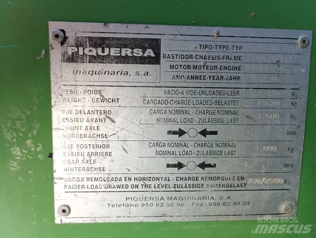 Piquersa 2500 ACH Belden kirma kamyonlar