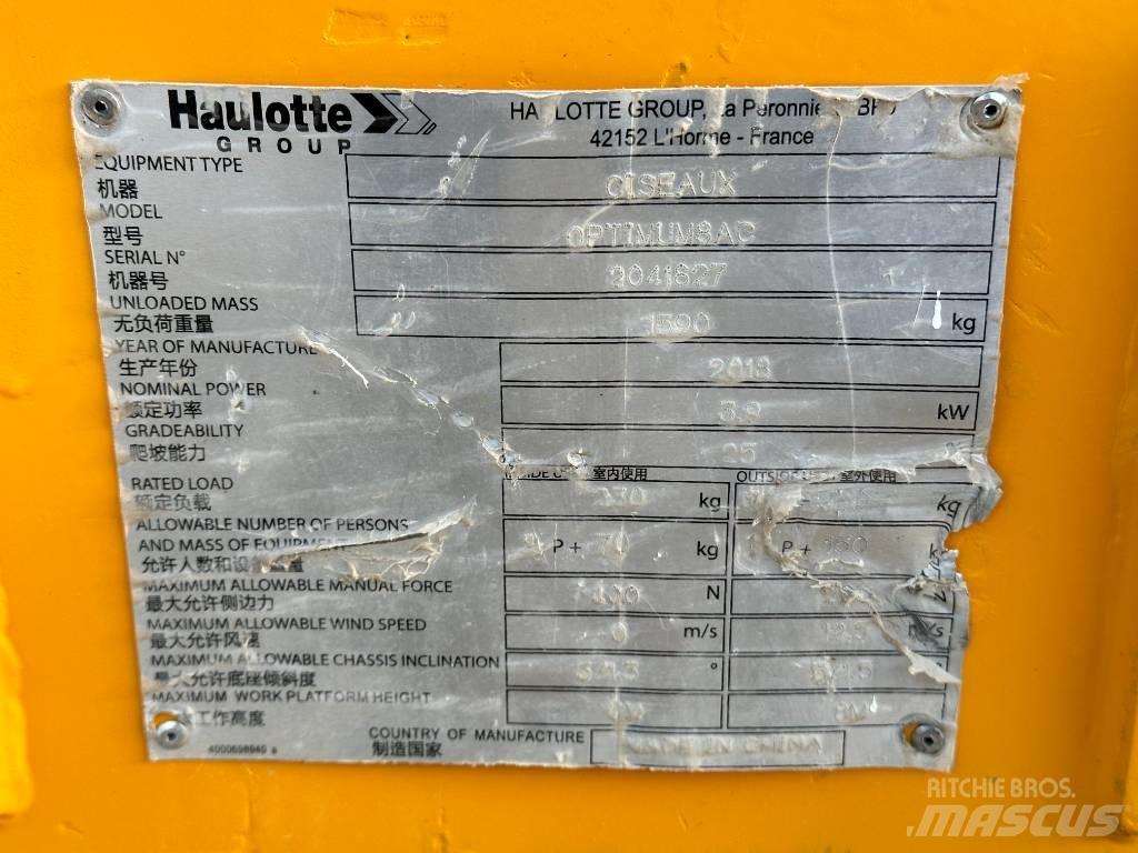 Haulotte OPTIMUM 8 Makasli platformlar
