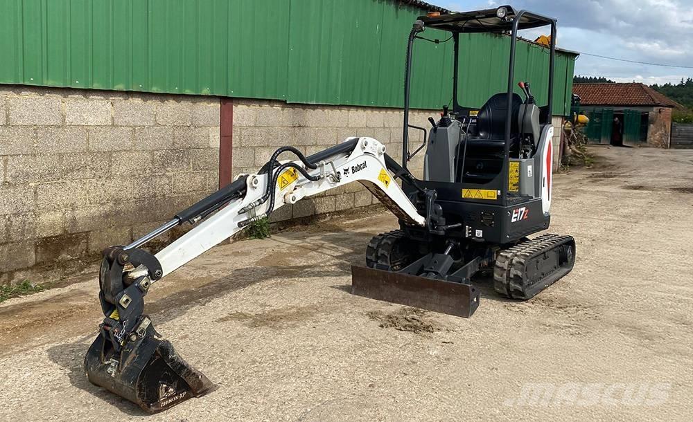 Bobcat E 17z Mini ekskavatörler, 7 tona dek
