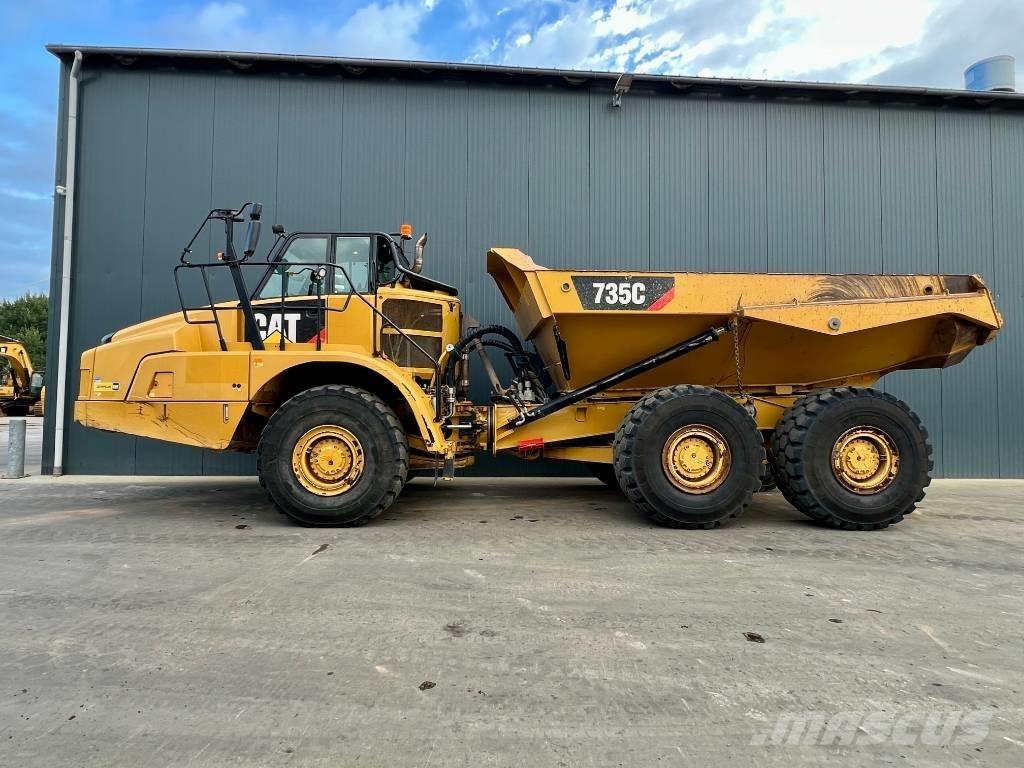 CAT 735C Belden kirma kaya kamyonu