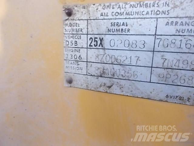 CAT D 5 B Paletli dozerler