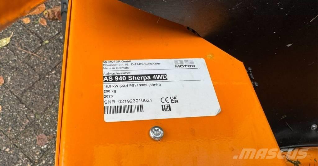 As-Motor sherpa 940 Mobil çim biçme makineleri
