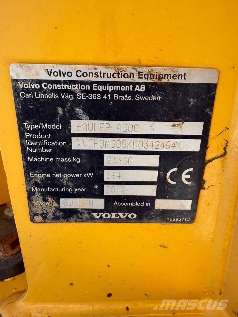Volvo A 30 G Belden kirma kaya kamyonu