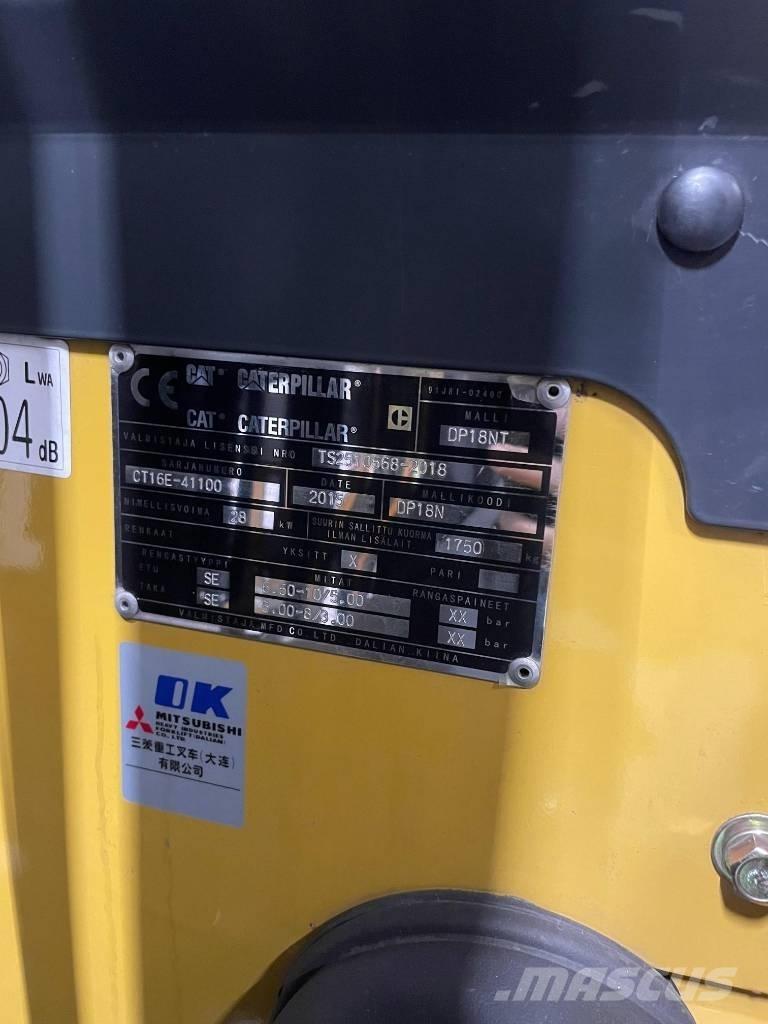 CAT DP18 NT Dizel forkliftler