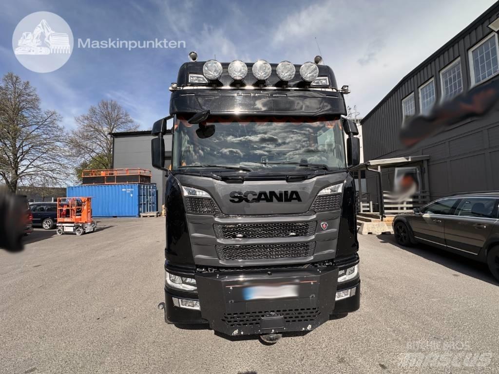 Scania R 500 Araç üzeri vinçler