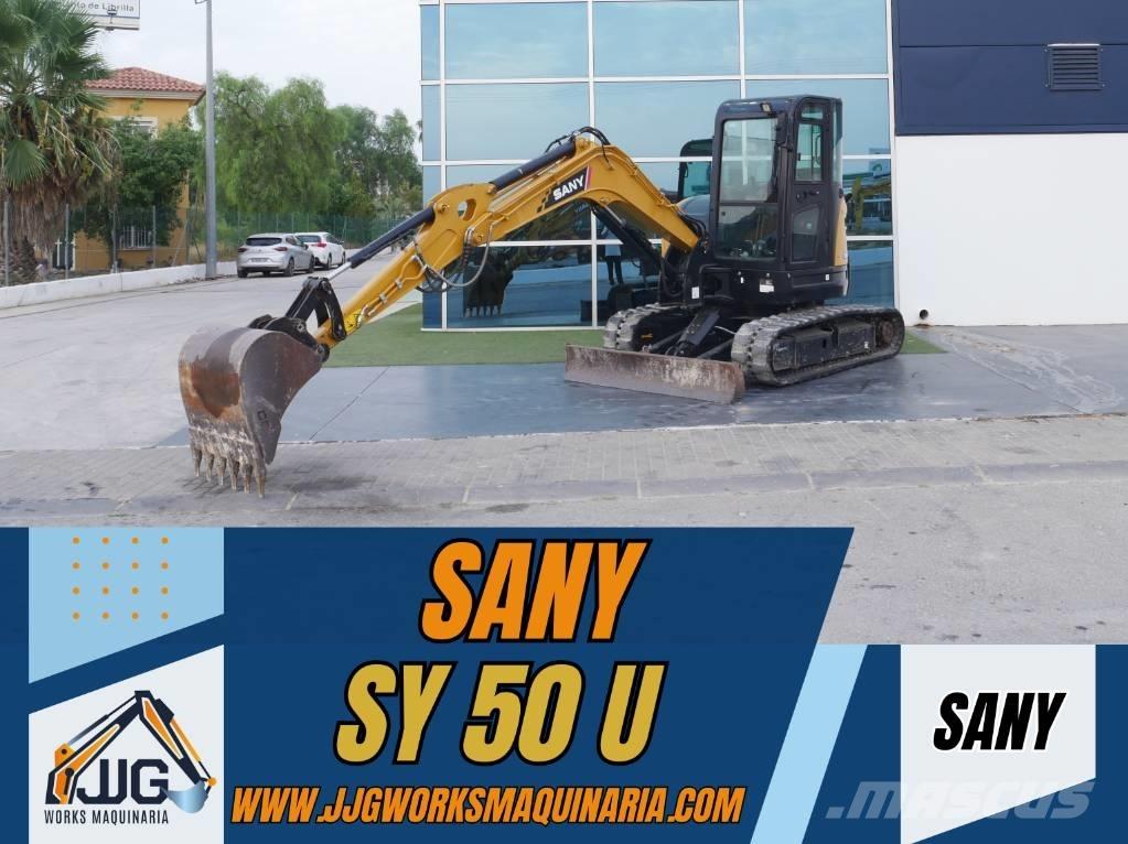 Sany SY 50 U Mini ekskavatörler, 7 tona dek