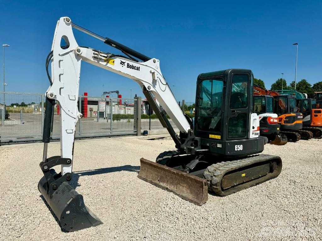 Bobcat E 50 EM Mini ekskavatörler, 7 tona dek