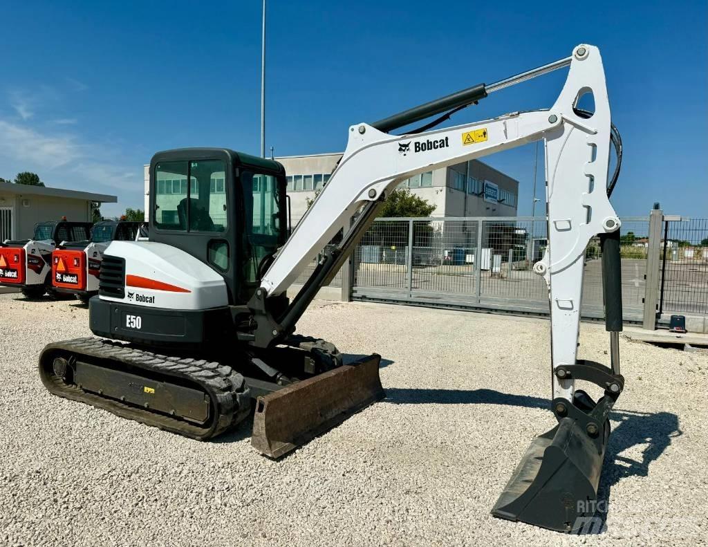 Bobcat E 50 EM Mini ekskavatörler, 7 tona dek