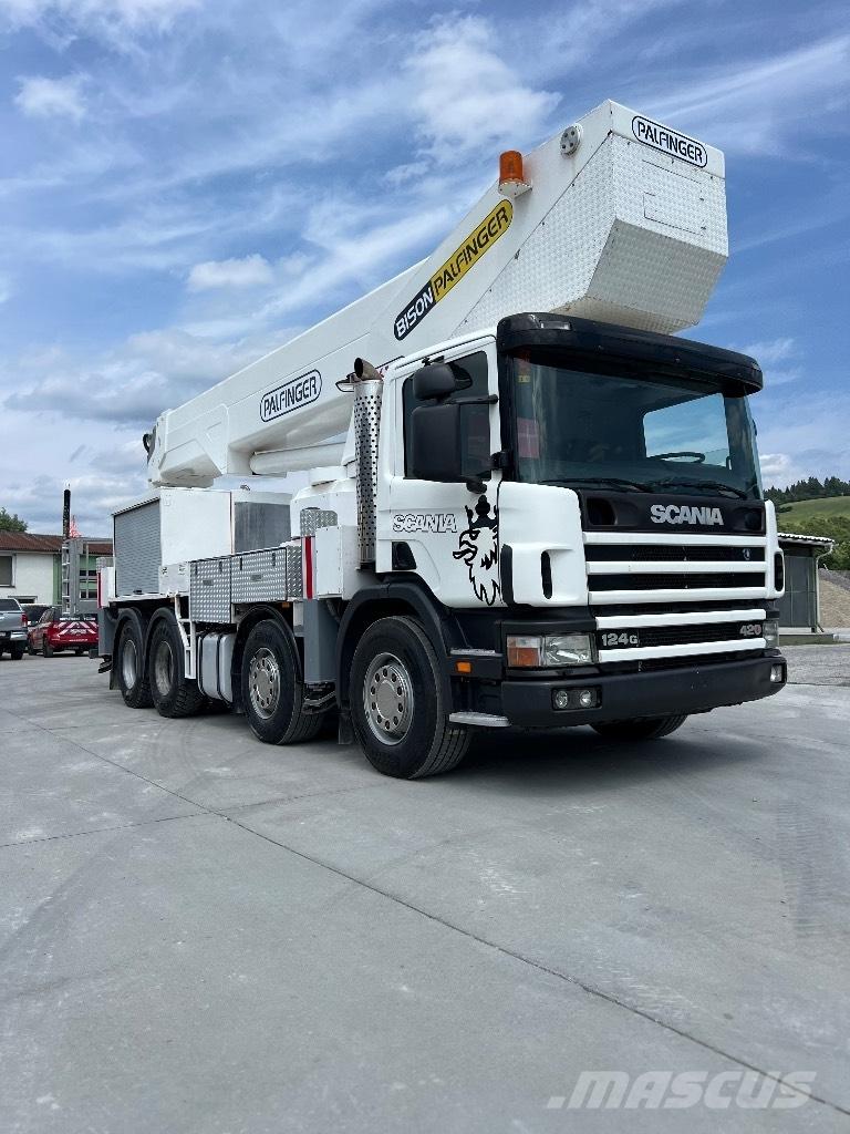 Scania 124 G 420 Araç üzeri vinçler