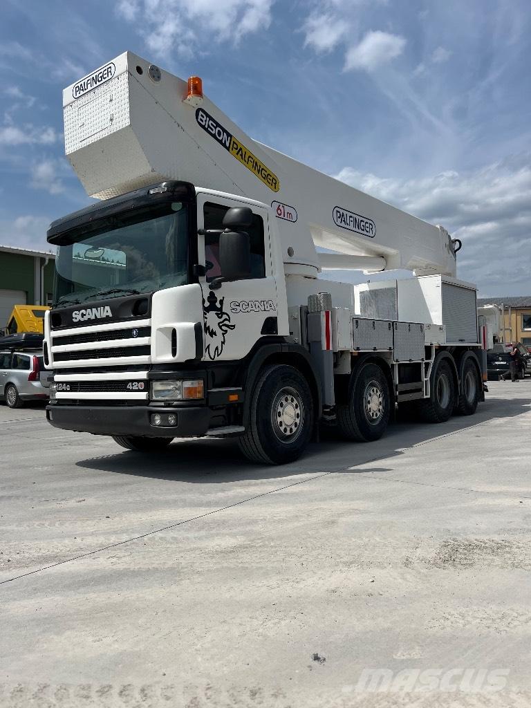 Scania 124 G 420 Araç üzeri vinçler
