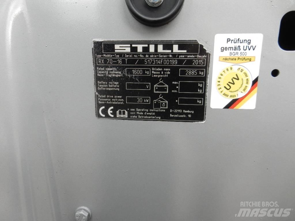 Still RX 70-16 LPG'li forkliftler