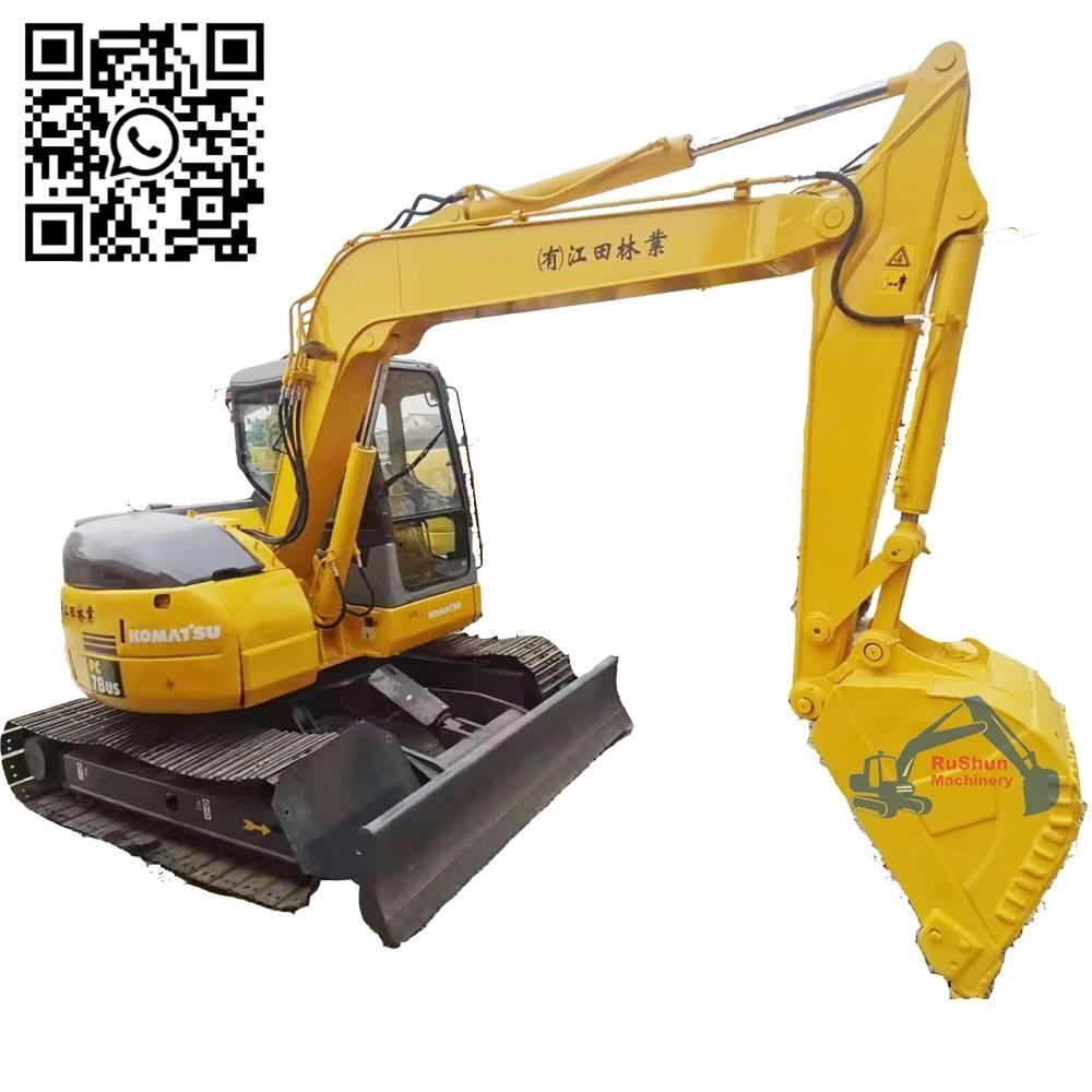 Komatsu PC78US Mini ekskavatörler, 7 tona dek
