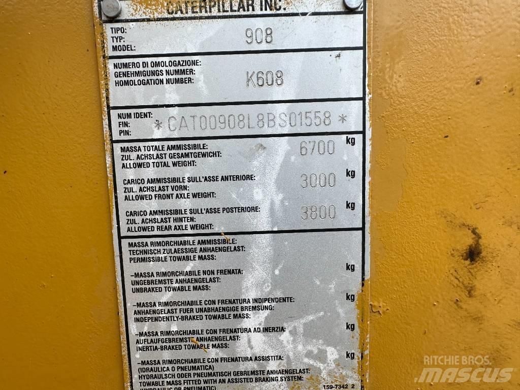 CAT 908 Tekerlekli yükleyiciler