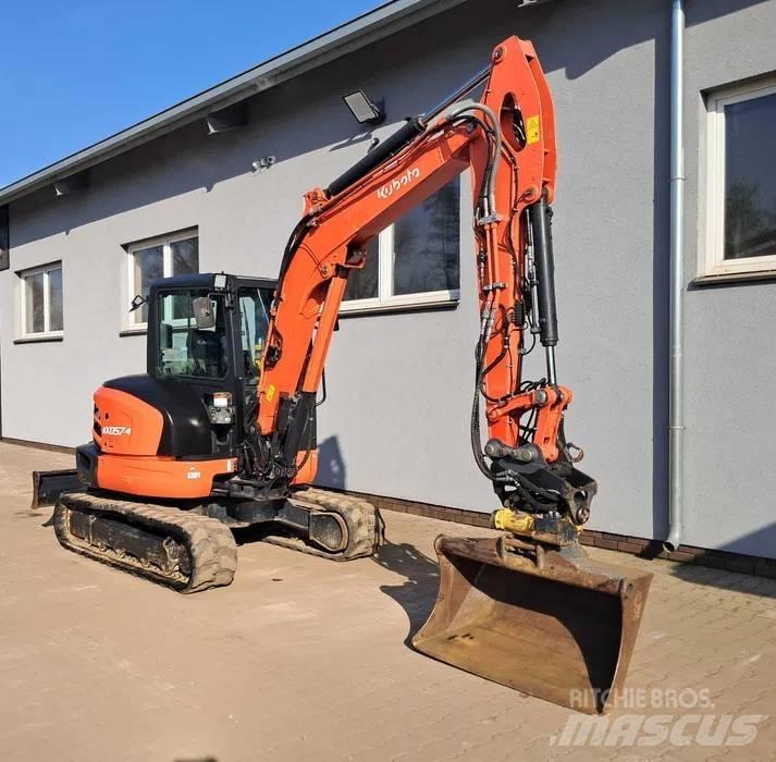 Kubota KX 057-4 Mini ekskavatörler, 7 tona dek