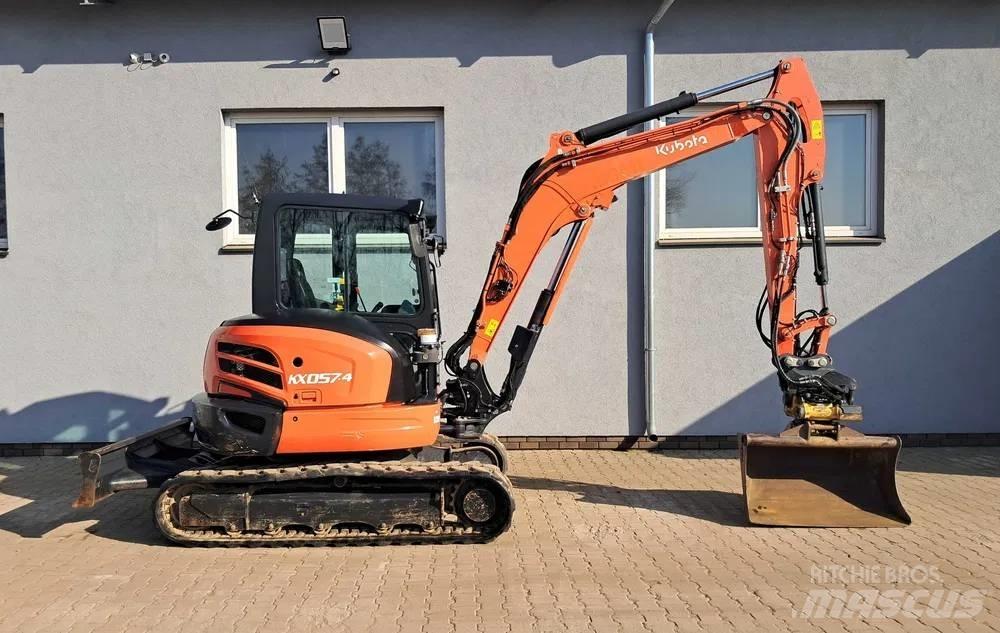 Kubota KX 057-4 Mini ekskavatörler, 7 tona dek
