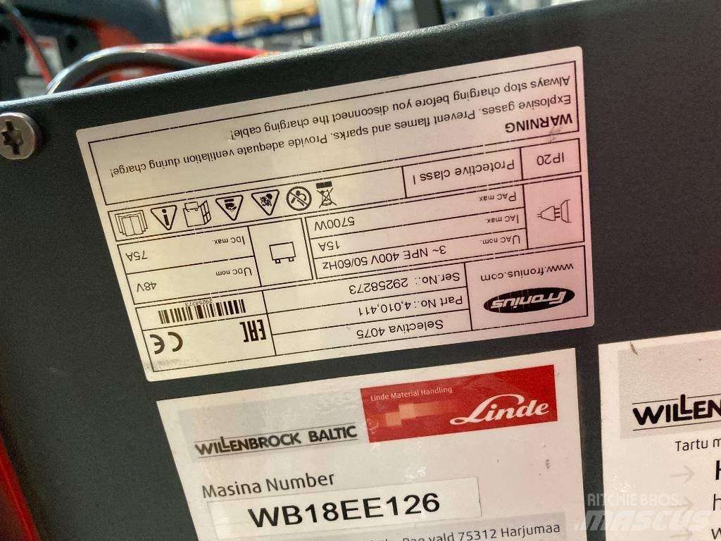 Linde R14X/116 Reach truck - depo içi istif araçları