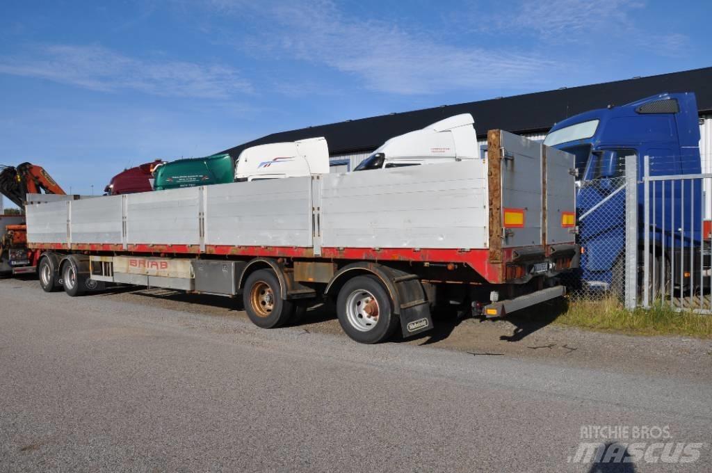 Briab SBLP4P-36-125 Flatbed römorklar