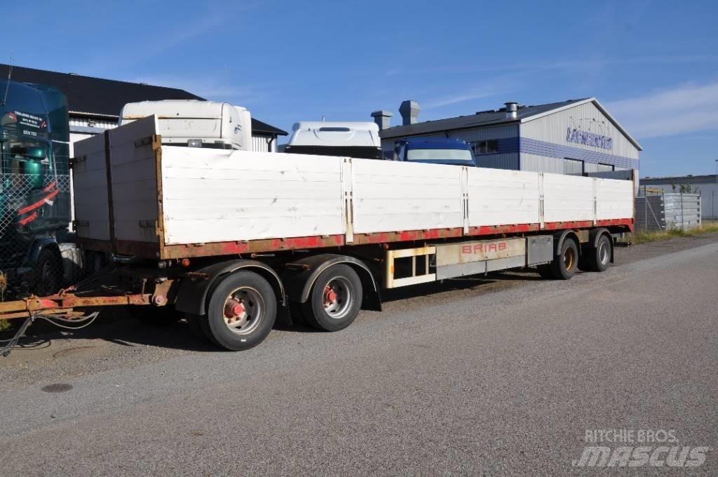 Briab SBLP4P-36-125 Flatbed römorklar